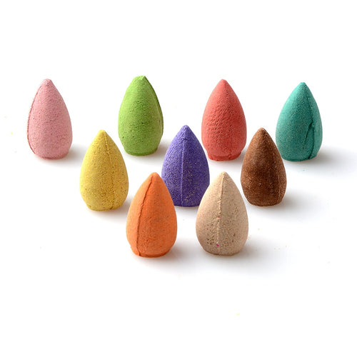 YIM 70PCS Floral Incense Cone For Aromatherapy