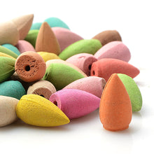 Load image into Gallery viewer, YIM 70PCS Floral Incense Cone For Aromatherapy